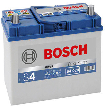 Bosch S4 45 о.п. Ah 330 A (S40 200) тонкая клемма