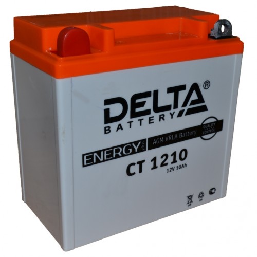Аккумулятор Delta CT 1210 (YTB9-B 10 а/ч)